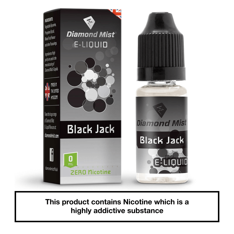 Diamond Mist Black Jack 10ml 0mg