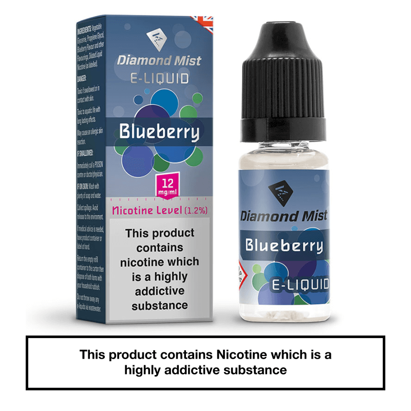 Diamond Mist Blueberry 10ml 12mg