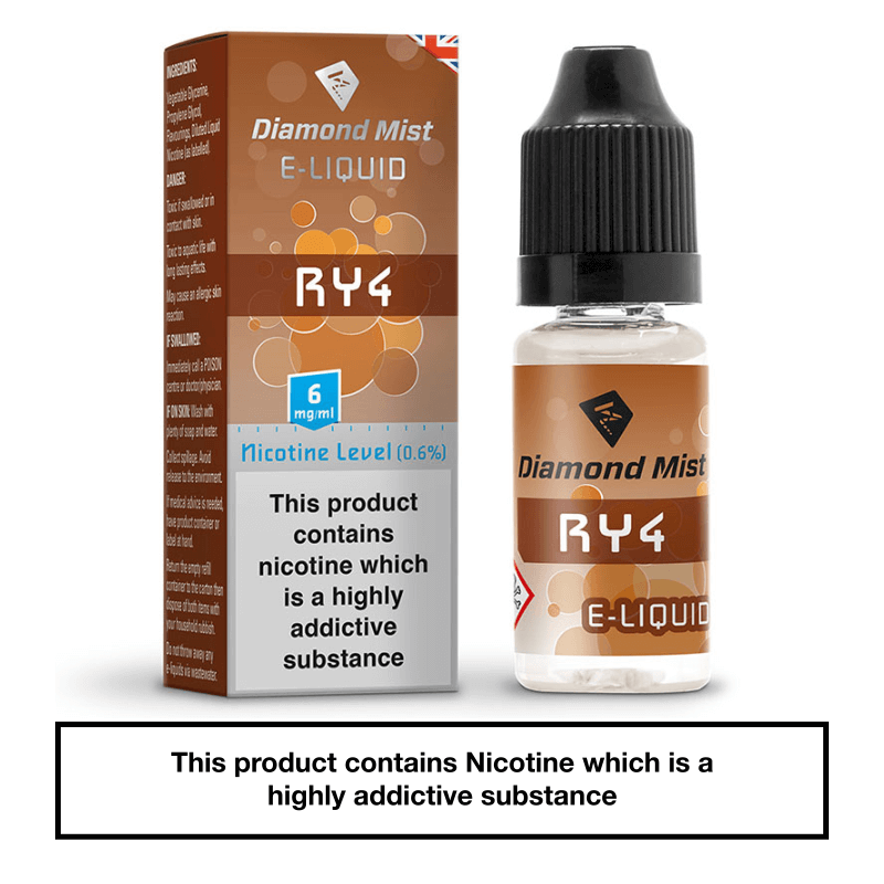 Diamond Mist RY4 (Caramel & Tobacco) 10ml 6mg