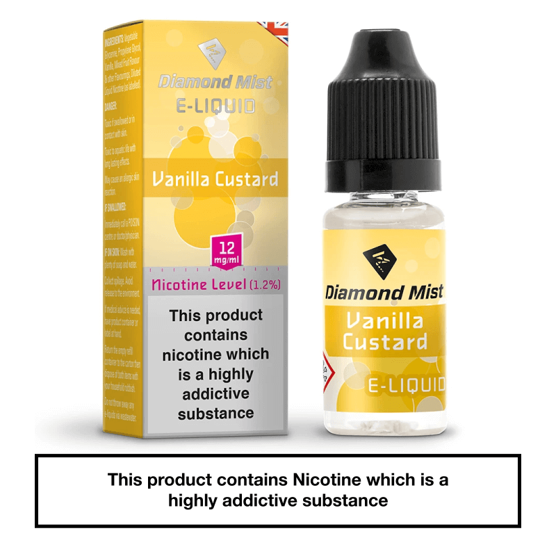 Diamond Mist Vanilla Custard 10ml 12mg