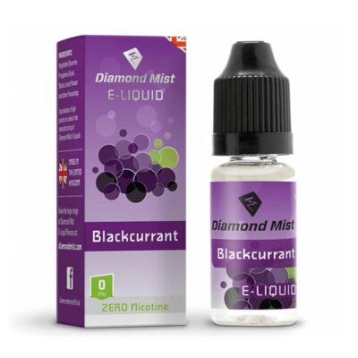 vape juice with nicotine Diamond mist blackcurrant 0mg