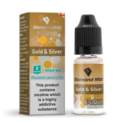tobacco e liquid Diamond mist gold and silver 3mg