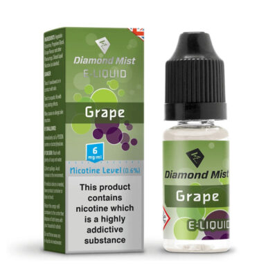 10ml vape juice Diamond mist grape 6mg