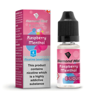 menthol e liquid Diamond mist raspberry menthol 6mg