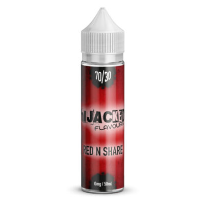 e-liquids uk hijacked flavours red n share 70:30