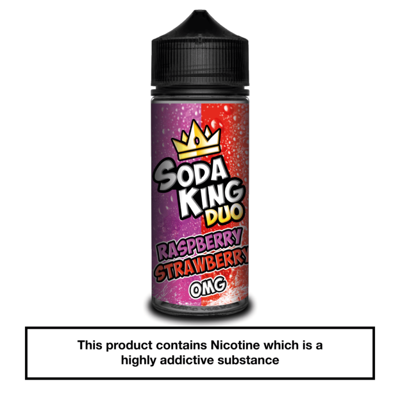 Soda King Raspberry Strawberry 100ml