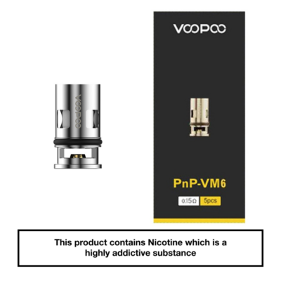 VooPoo Vinci PnP Replacement Coils 5 Pack - VM6