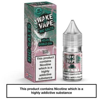 Wake & Vape Nic Salts – Melon Bubblegum 10ml