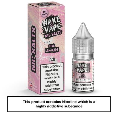 Wake & Vape Nic Salts – Pink Lemonade 10ml